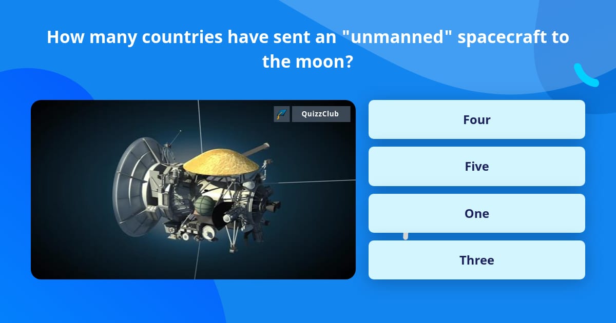 How many countries have sent an "unmanned" spacecraft to ...