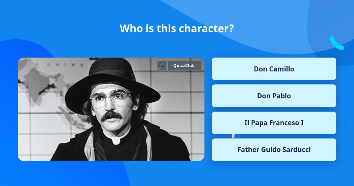 Who is this character? | Trivia Questions | QuizzClub