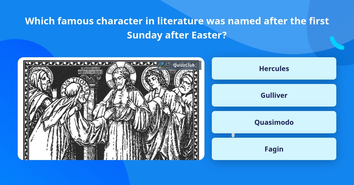 Which famous character in literature... | Trivia Questions | QuizzClub