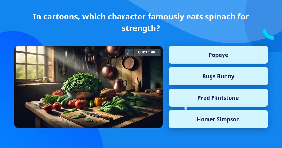 In cartoons, which character... | Trivia Questions | QuizzClub