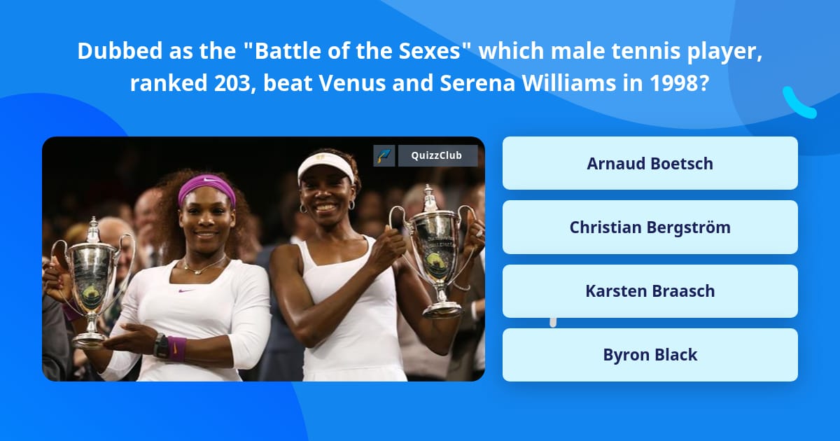 Williams sisters vs Karsten Braasch: Throwback to when World No. 203  destroyed Serena Williams and Venus Williams in Battle of the Sexes
