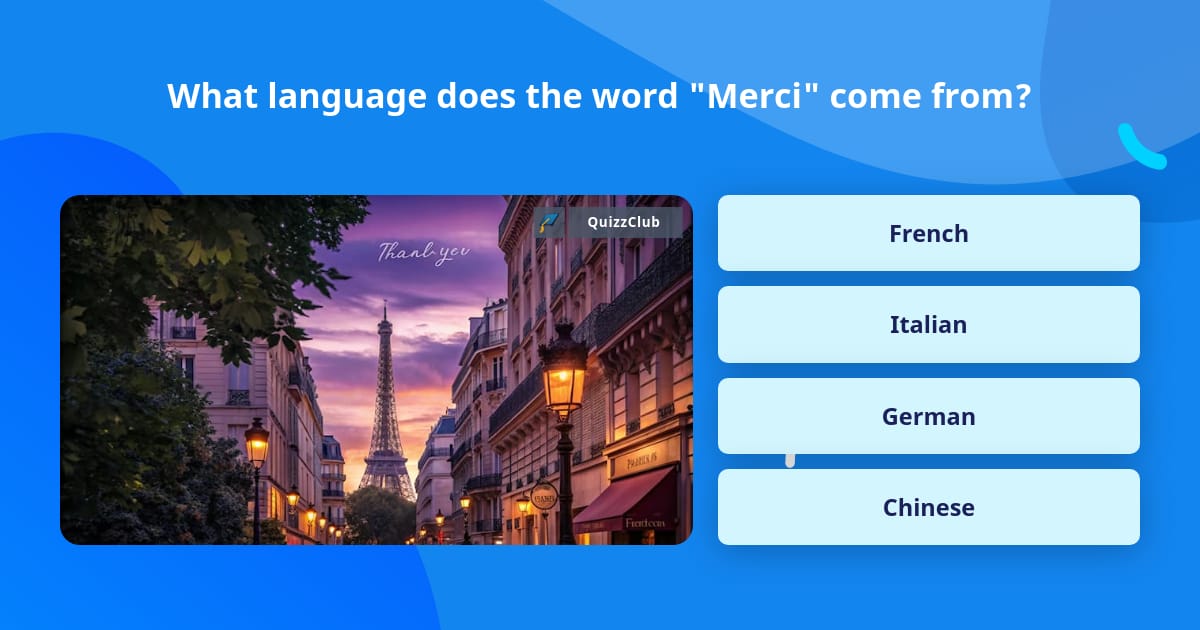 What language does the word 