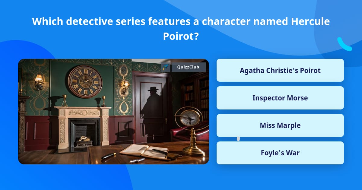 Which detective series features a... | Trivia Questions | QuizzClub