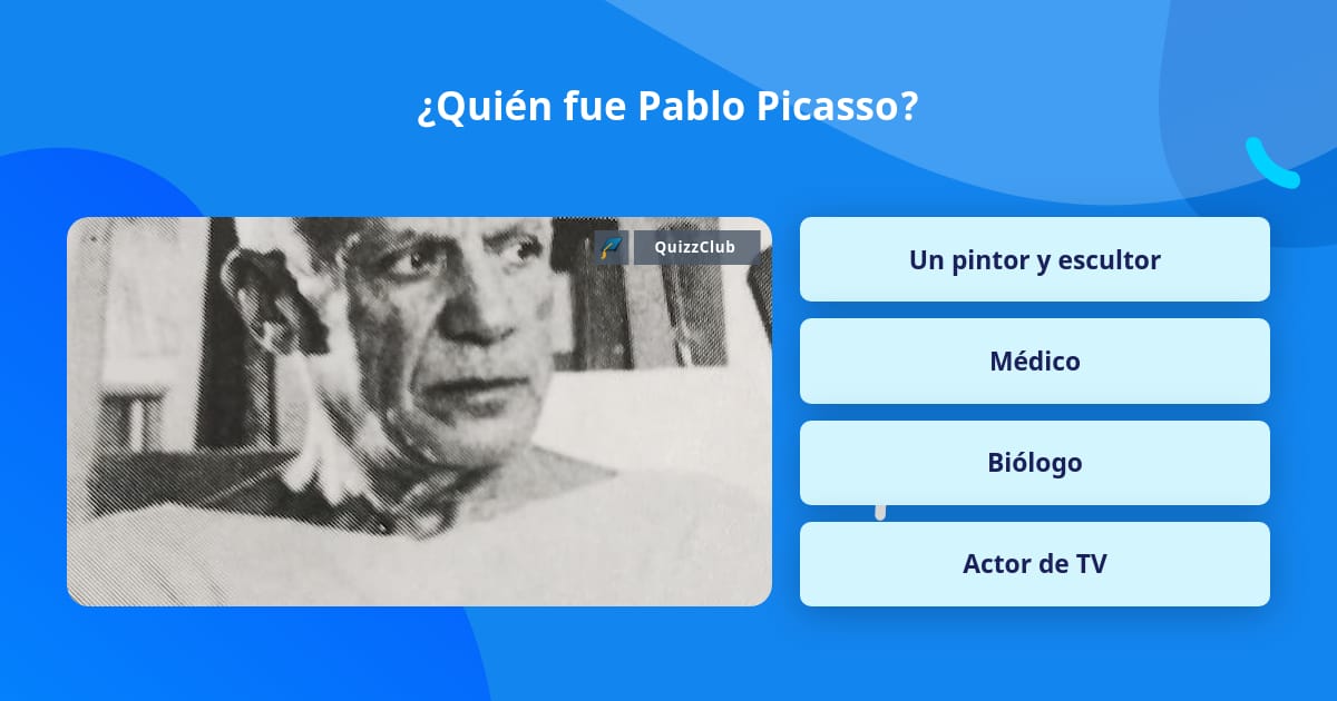 ¿Quién fue Pablo Picasso? | Las Preguntas Trivia | QuizzClub