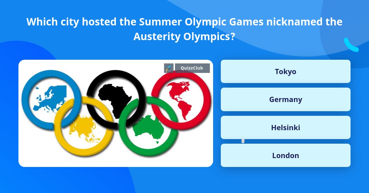 Which city hosted the Summer Olympic... Trivia Answers