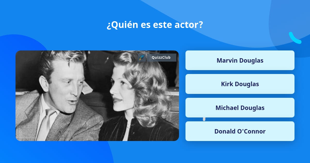 ¿Quién es este actor? | Las Preguntas Trivia | QuizzClub