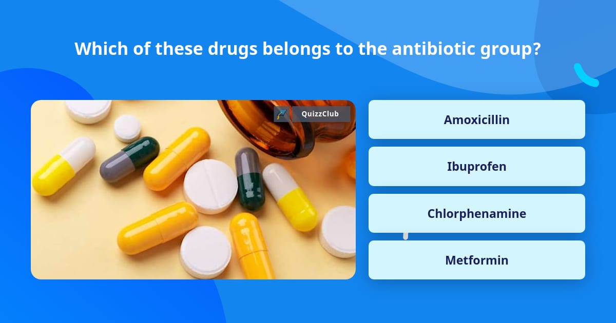 Which of these drugs belongs to the... | Trivia Questions | QuizzClub