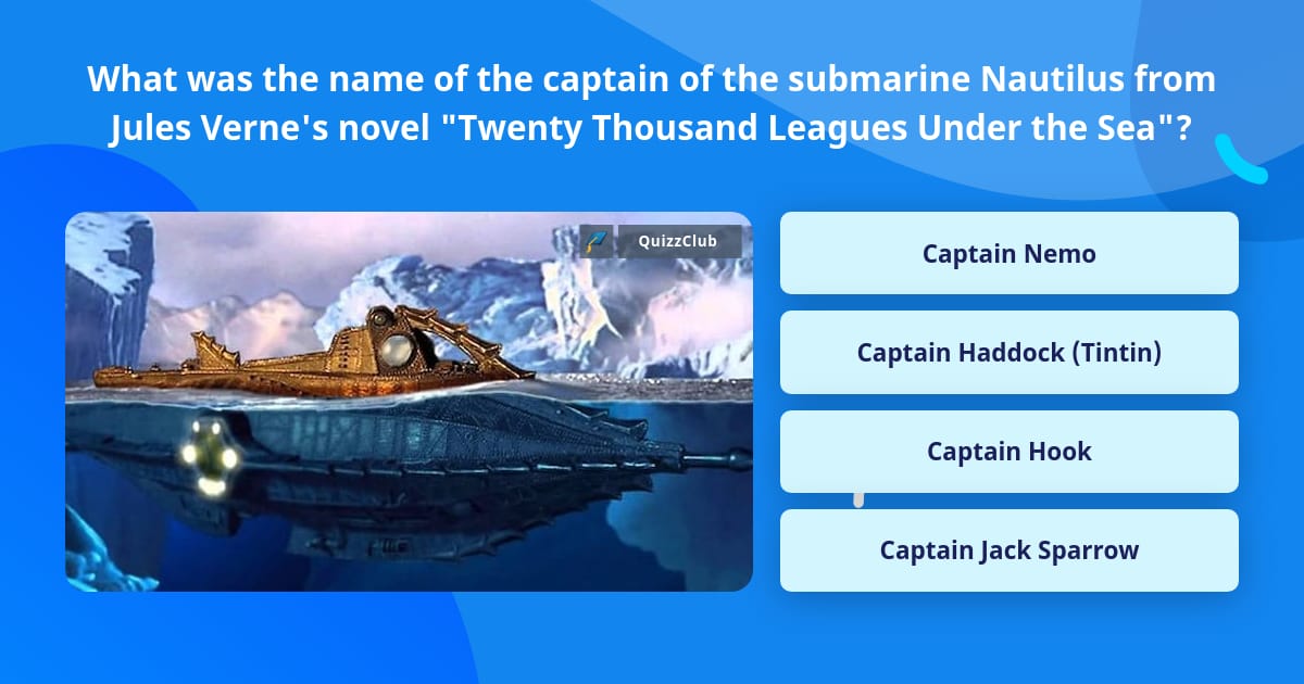 Captain Sweeper Trivia What was the name of the captain of... | Trivia Questions | QuizzClub