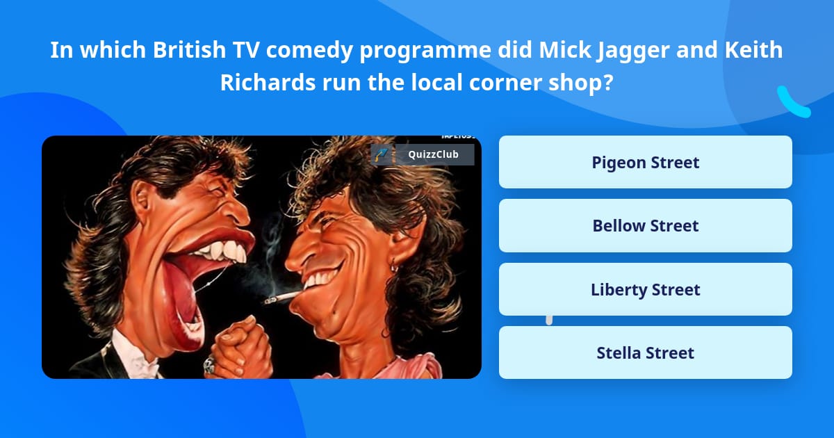 In Which British TV Comedy Programme Trivia Questions QuizzClub