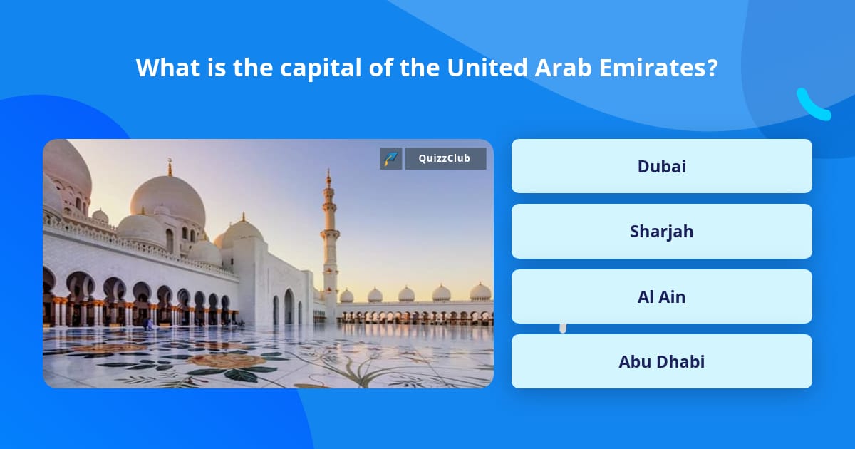 What is the capital of the United... | Trivia Questions | QuizzClub