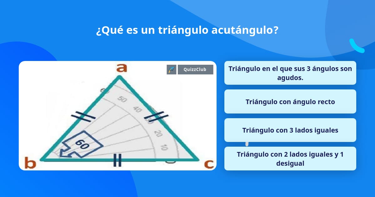 ¿Qué es un triángulo acutángulo? Las Preguntas Trivia ¿Qué es un triángulo acutángulo? Las Preguntas Trivia