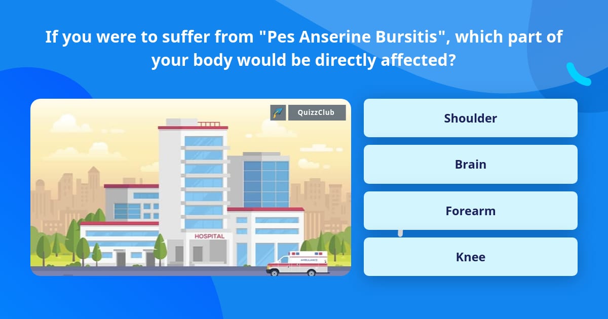 If you were to suffer from 