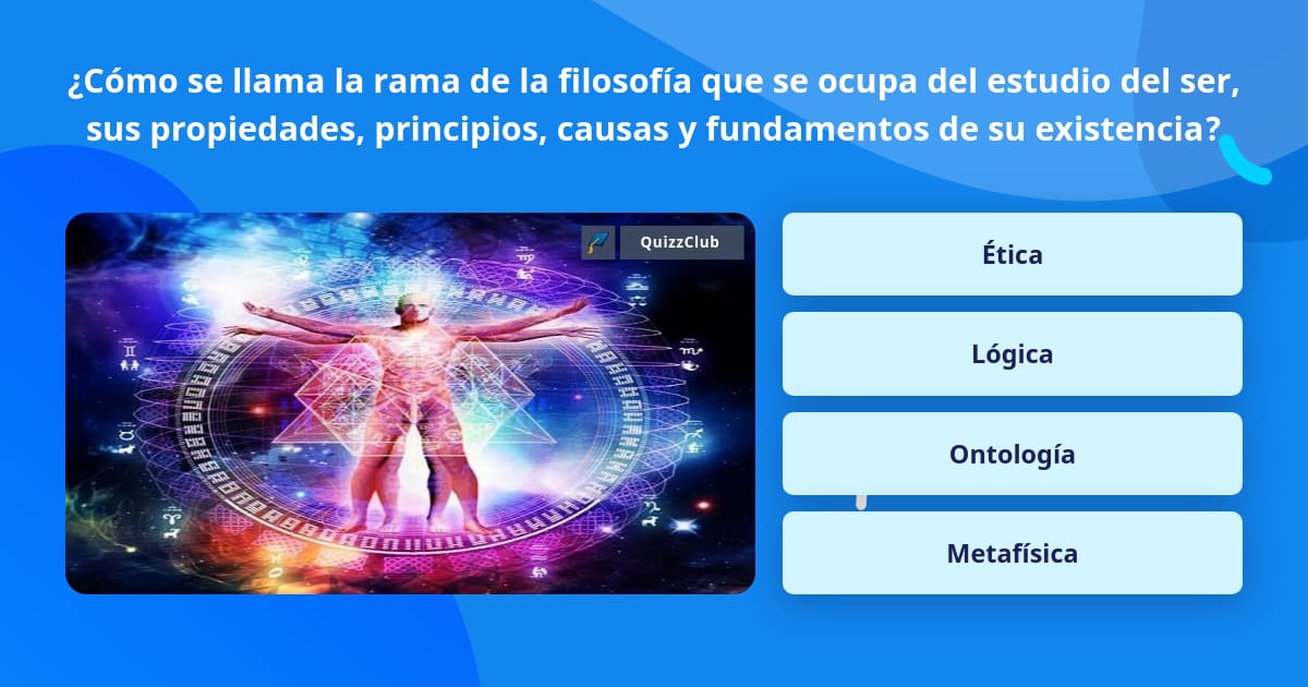 Cómo se llama la rama de la... | La respuesta de Trivia | QuizzClub