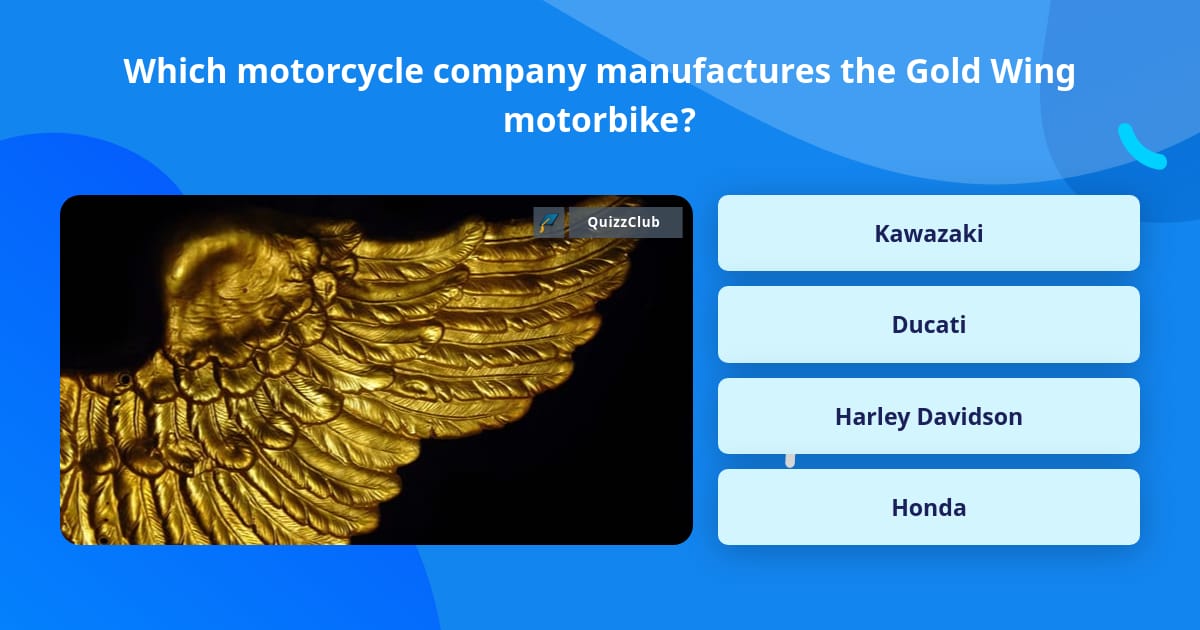 Which motorcycle company... | Trivia Questions | QuizzClub