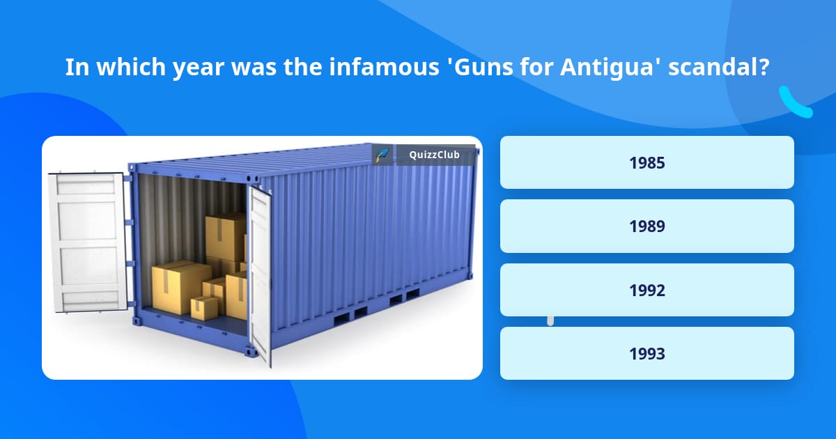 In which year was the infamous 'Guns... | Trivia Answers | QuizzClub