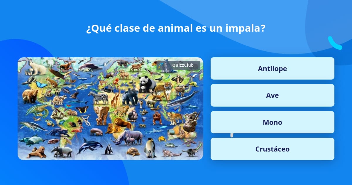 ¿Qué clase de animal es un impala? Las Preguntas Trivia ¿Qué clase de animal es un impala? Las Preguntas Trivia
