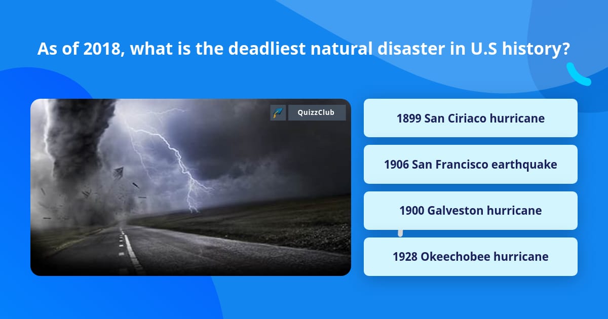 As of 2018, what is the deadliest... | Trivia Questions | QuizzClub