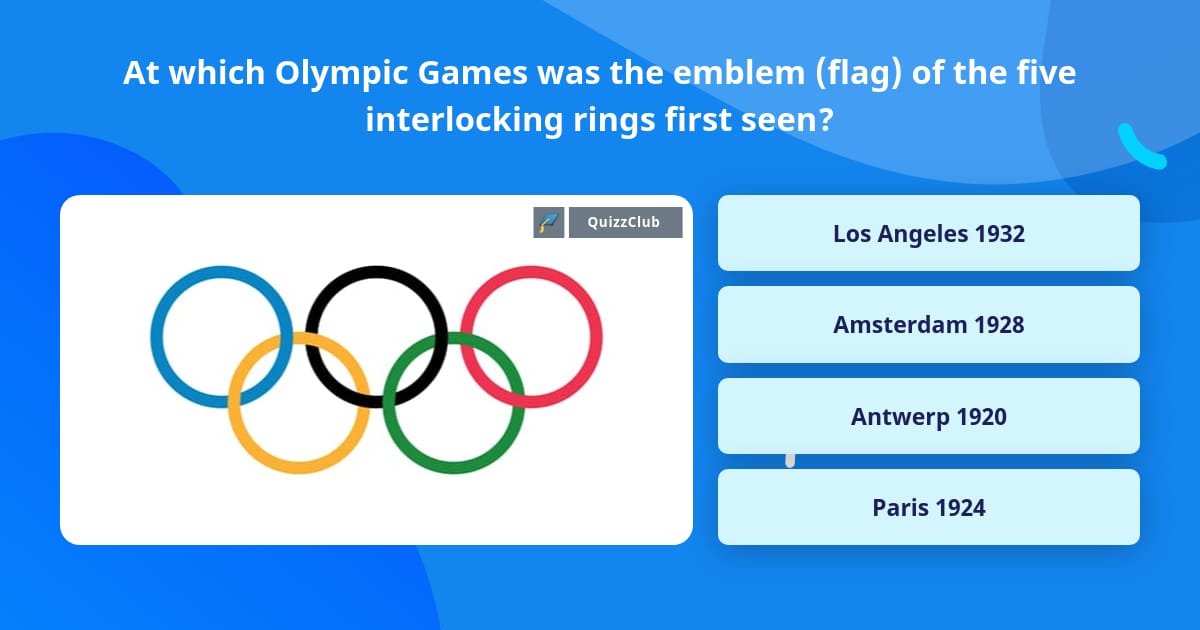 At which Olympic Games was the... Trivia Answers