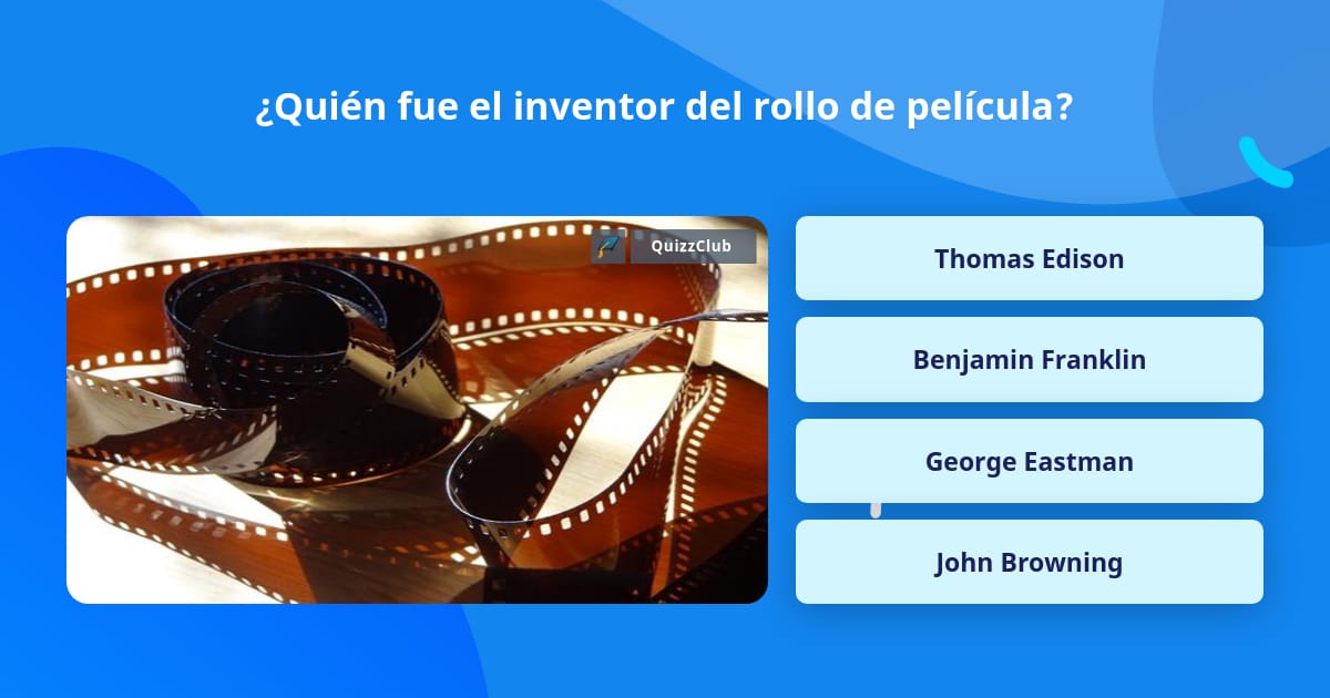 ¿Quién fue el inventor del rollo de... Las Preguntas Trivia ¿Quién fue el inventor del rollo de... Las Preguntas Trivia