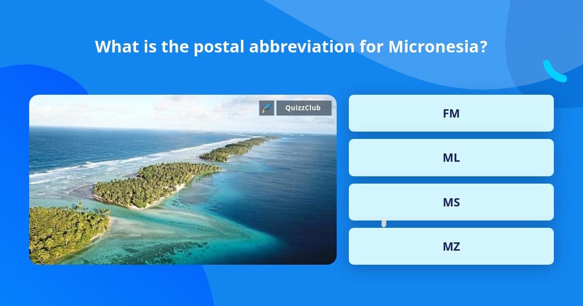 what-is-the-postal-abbreviation-for-trivia-answers-quizzclub