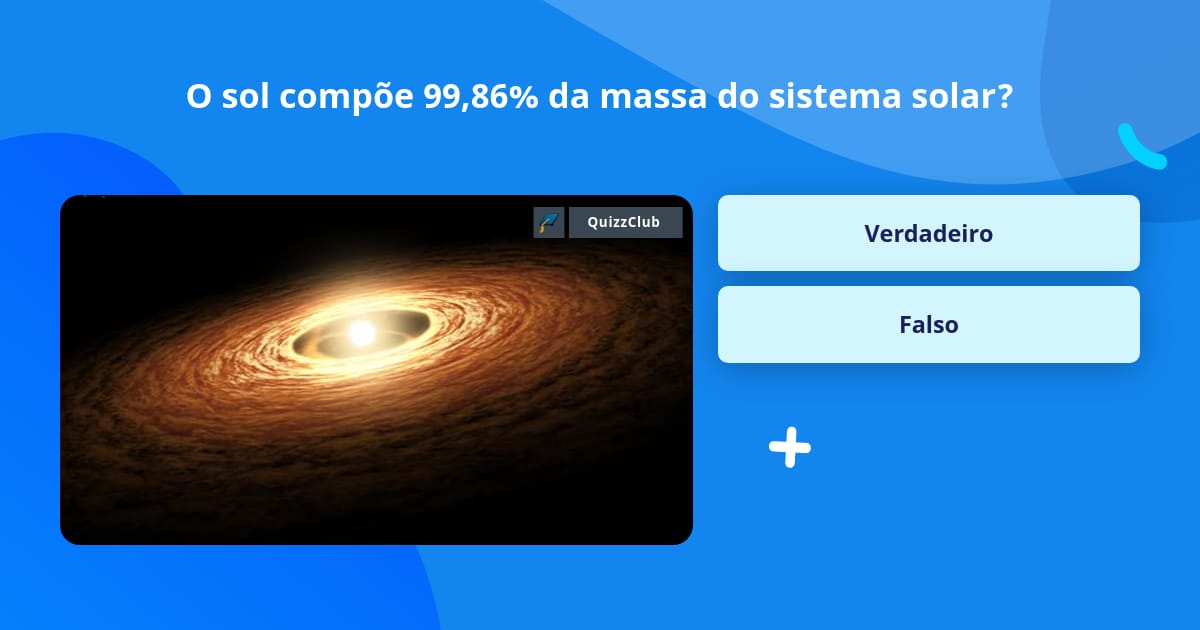 QUIZ DE CIÊNCIAS - SISTEMA SOLAR