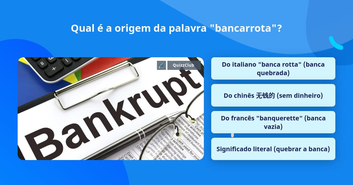 Qual é a origem da palavra
