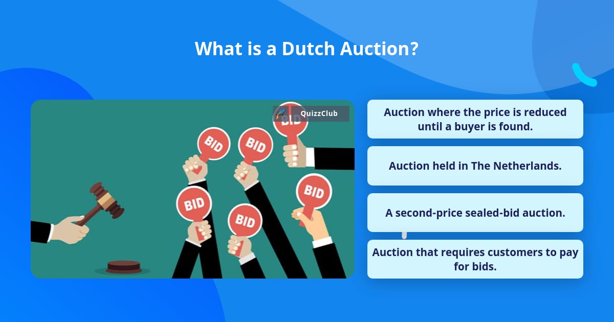 dutch auction crypto