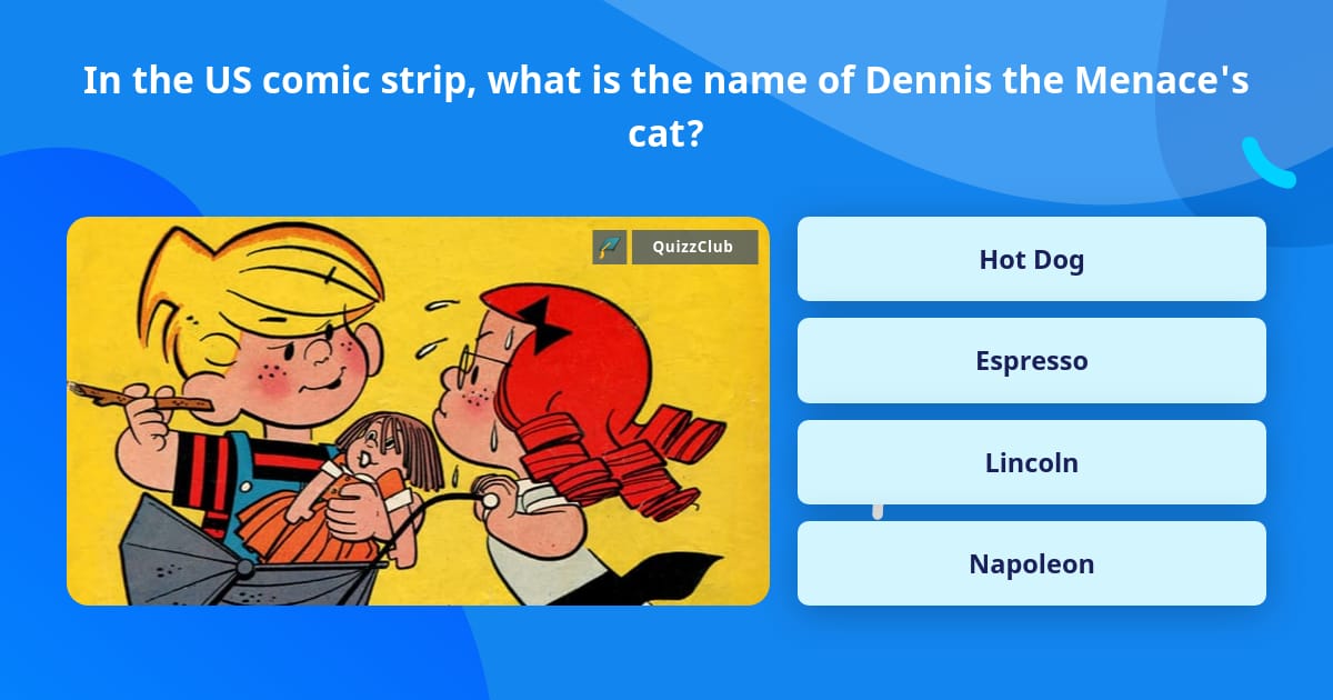 In the US comic strip, what is the... | Trivia Answers | QuizzClub
