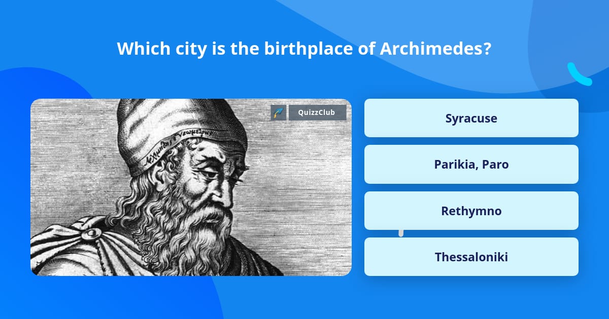 archimedes birthplace