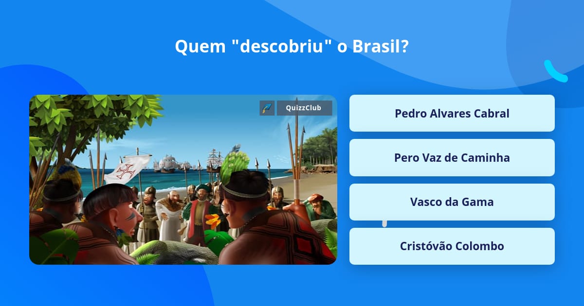 QUEM DESCOBRIU O BRASIL? - QUIZ DE HISTÓRIA DO BRASIL 
