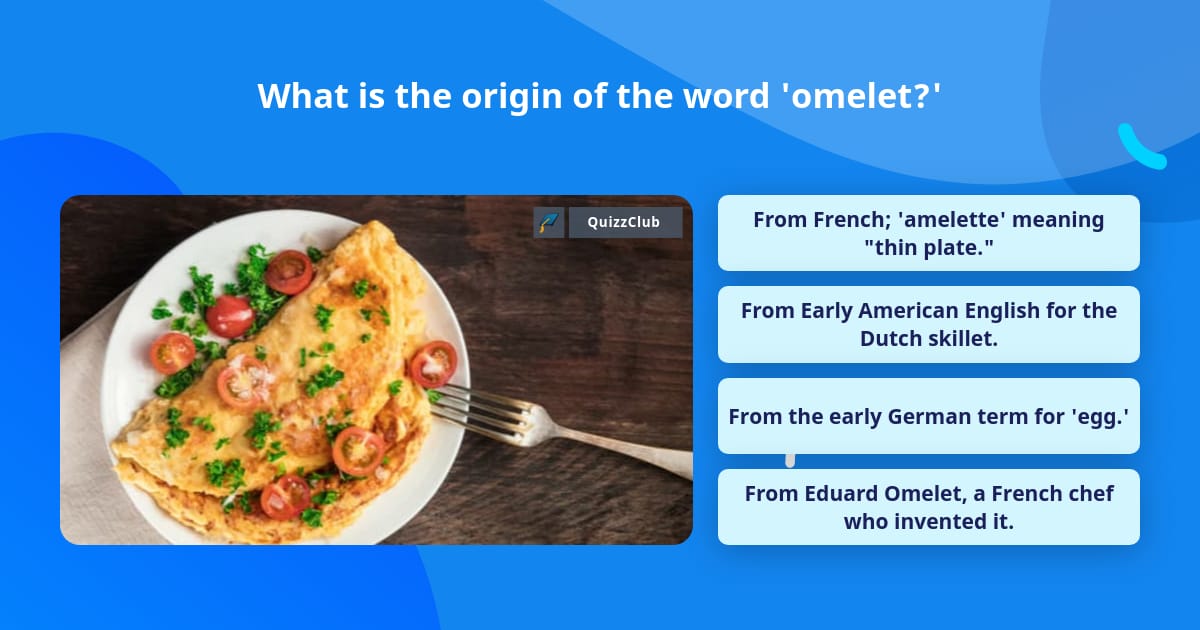 what-is-the-origin-of-the-word-omelet-trivia-questions