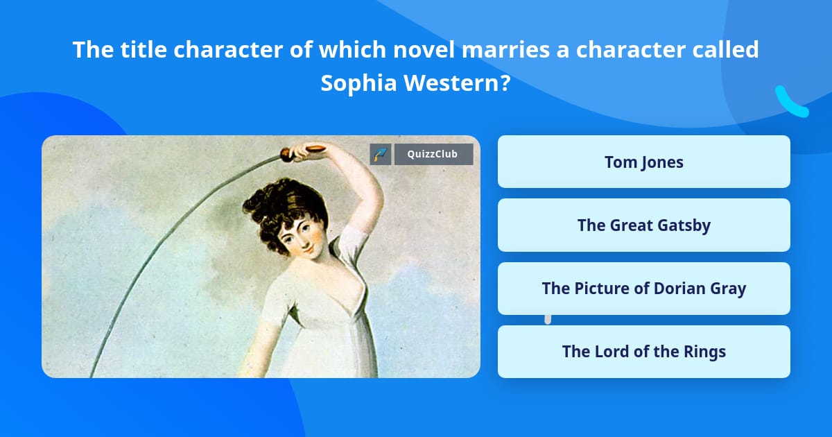 The title character of which novel... | Trivia Questions | QuizzClub