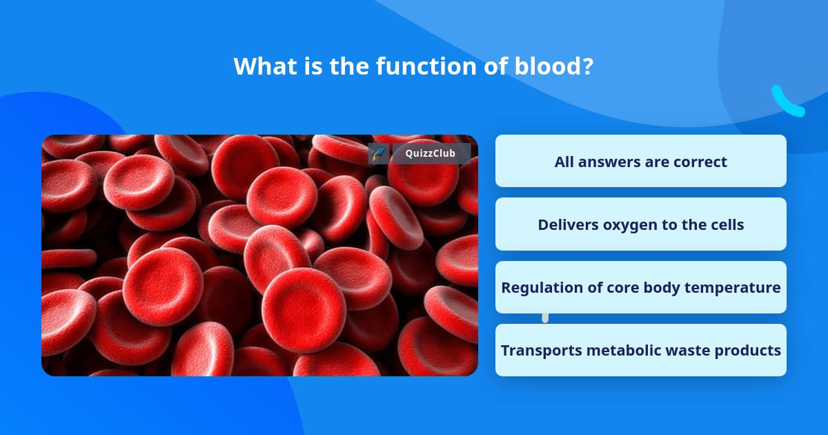 What Are The 5 Important Functions Of Blood