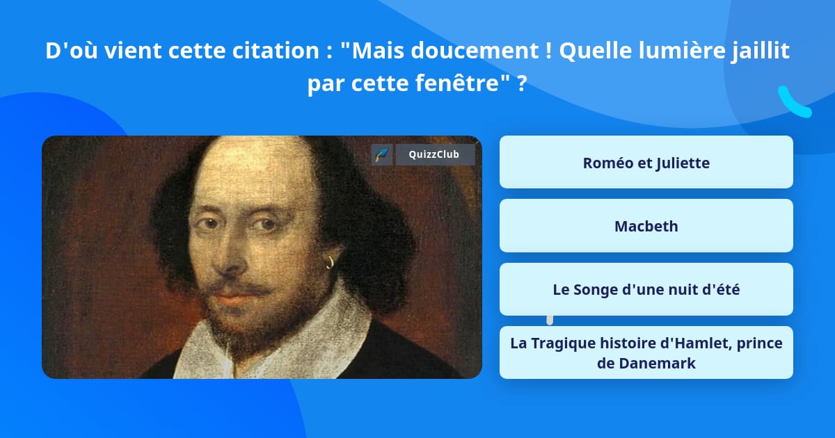 D Ou Vient Cette Citation Mais Reponses Au Questionnaire