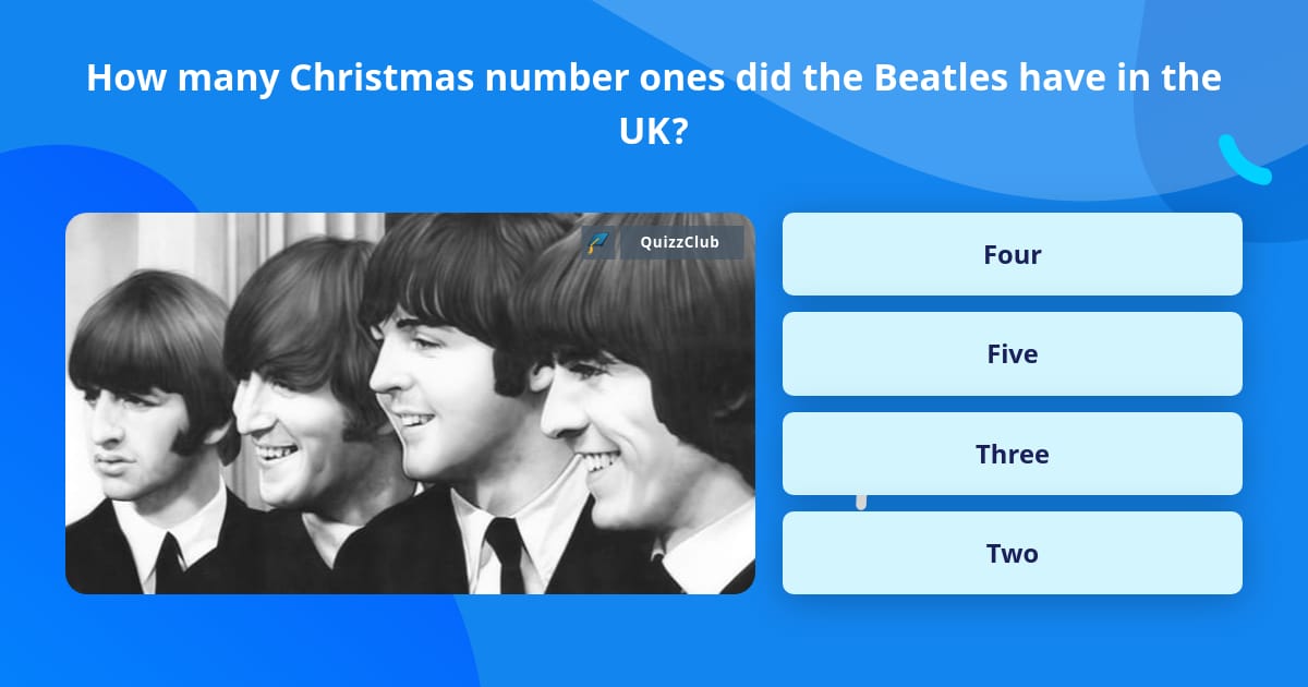 How Many Christmas Number Ones Did The Beatles Have