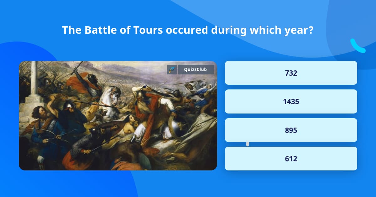 battle of tours definition quizlet