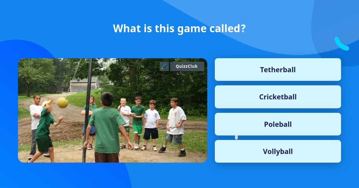 What is this game called? Trivia Questions