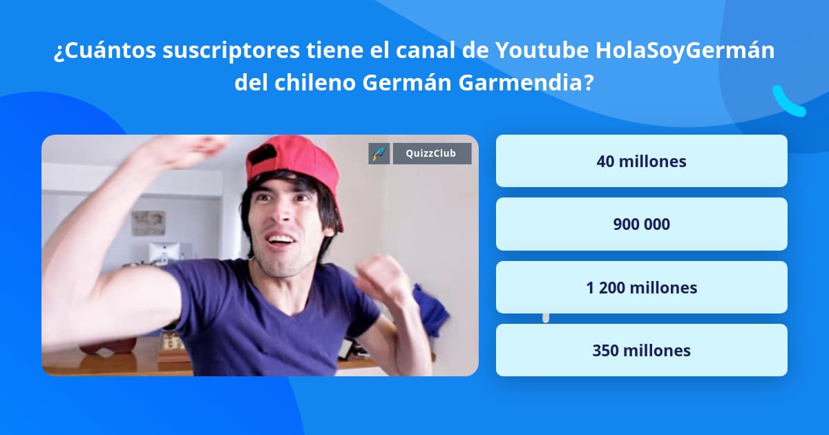 Cuántos suscriptores tiene el canal... | La respuesta de Trivia |