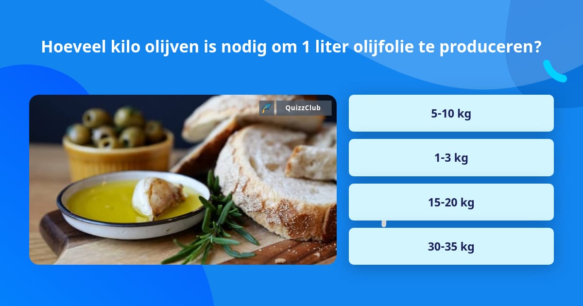 Olijfolie productie