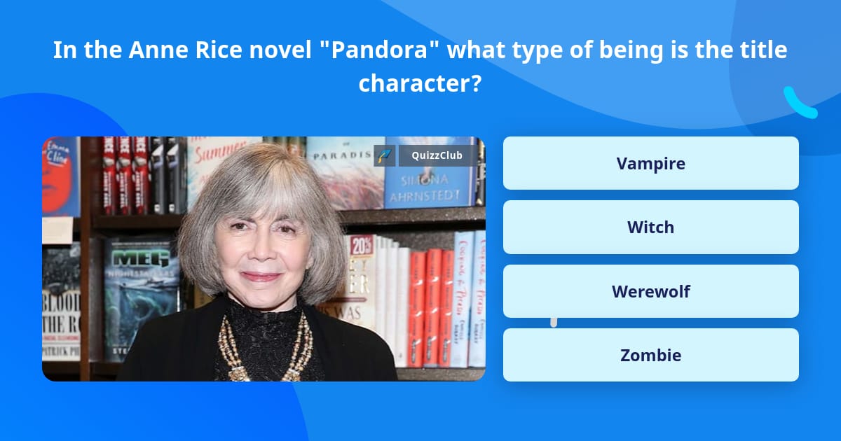 In the Anne Rice novel 