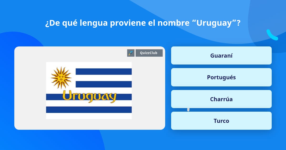 ¿De qué lengua proviene el nombre...