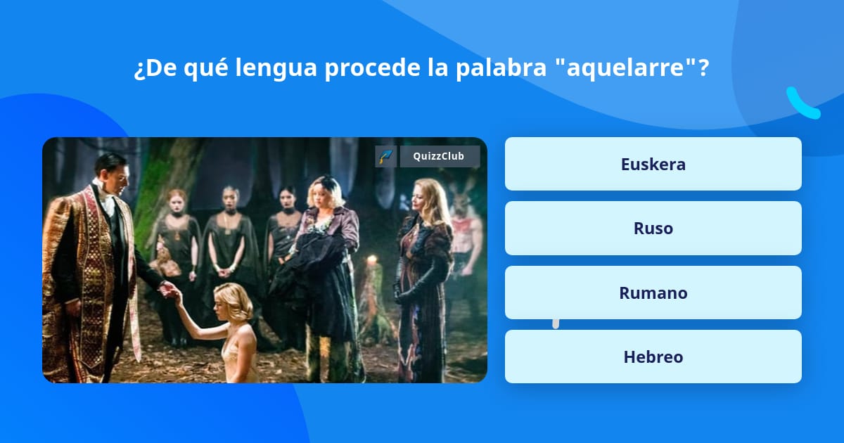 ¿De qué lengua procede la palabra...