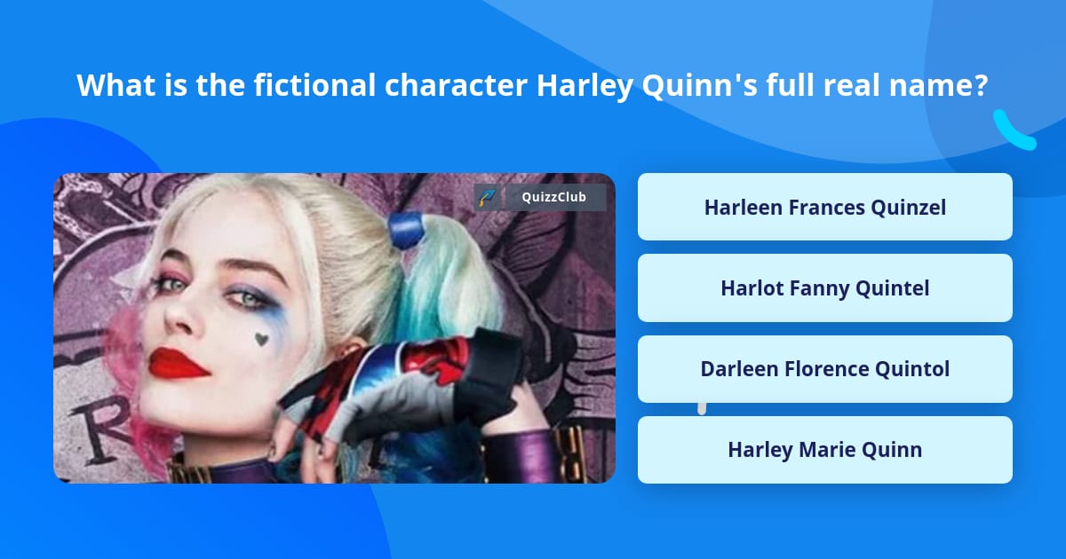 What is the fictional character... | Trivia Questions | QuizzClub