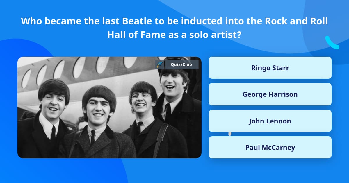 Who became the last Beatle to be... | Trivia Answers | QuizzClub