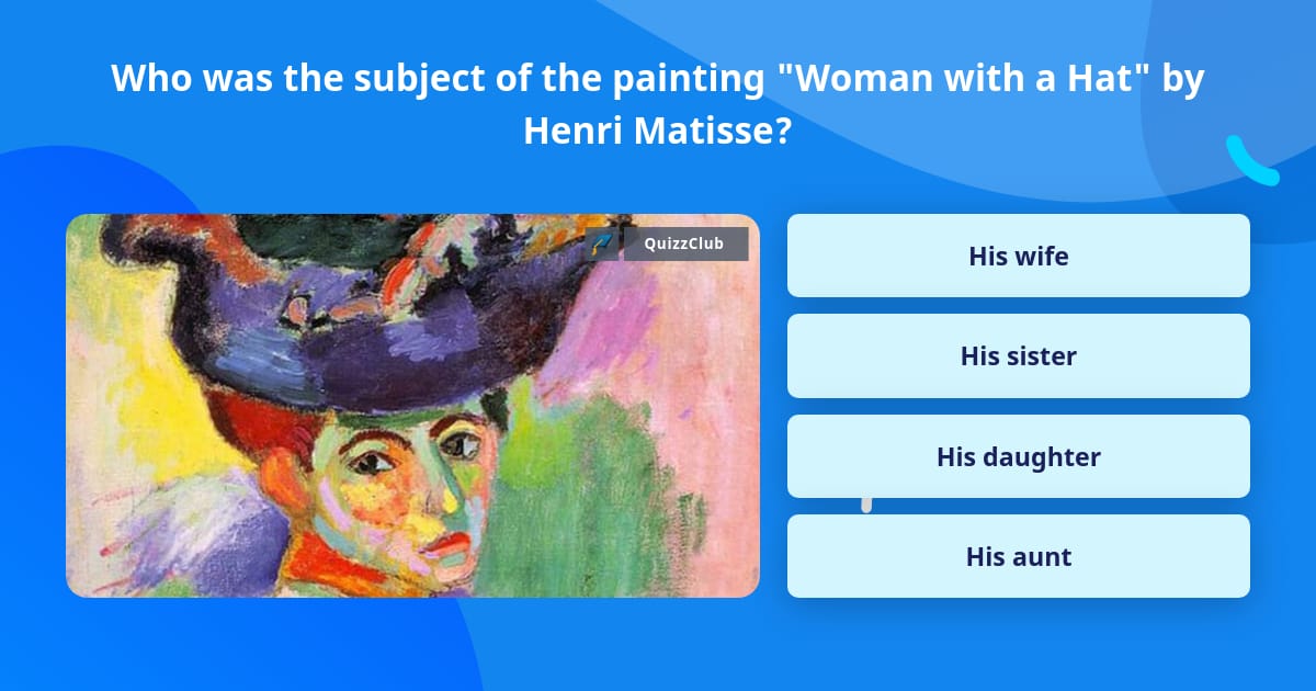 Who was the subject of the painting... Trivia Answers