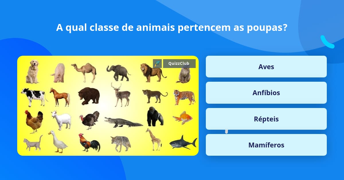 A qual raça de mamíferos você pertence?