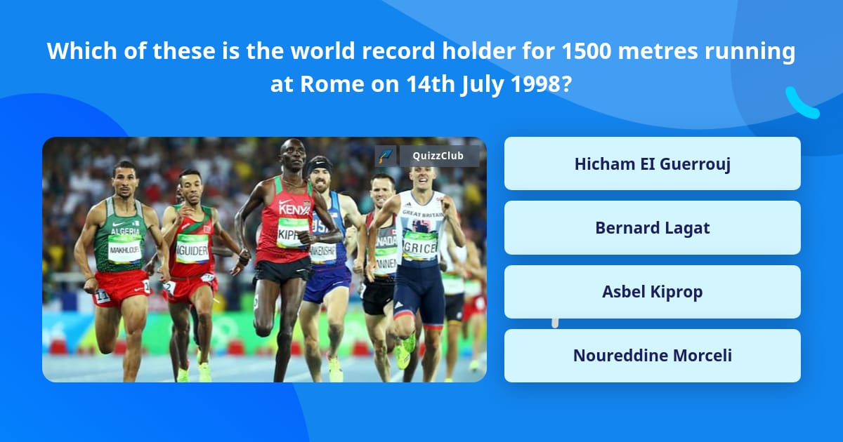 Which Of These Is The World Record Trivia Questions QuizzClub