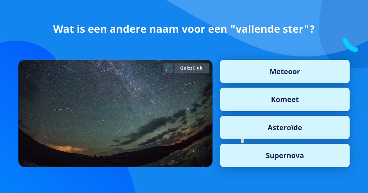 Wat is een andere naam voor een... | Trivia Antwoorden | QuizzClub