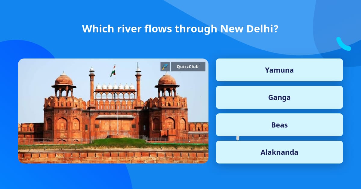 Which River Flows Through New Delhi? 