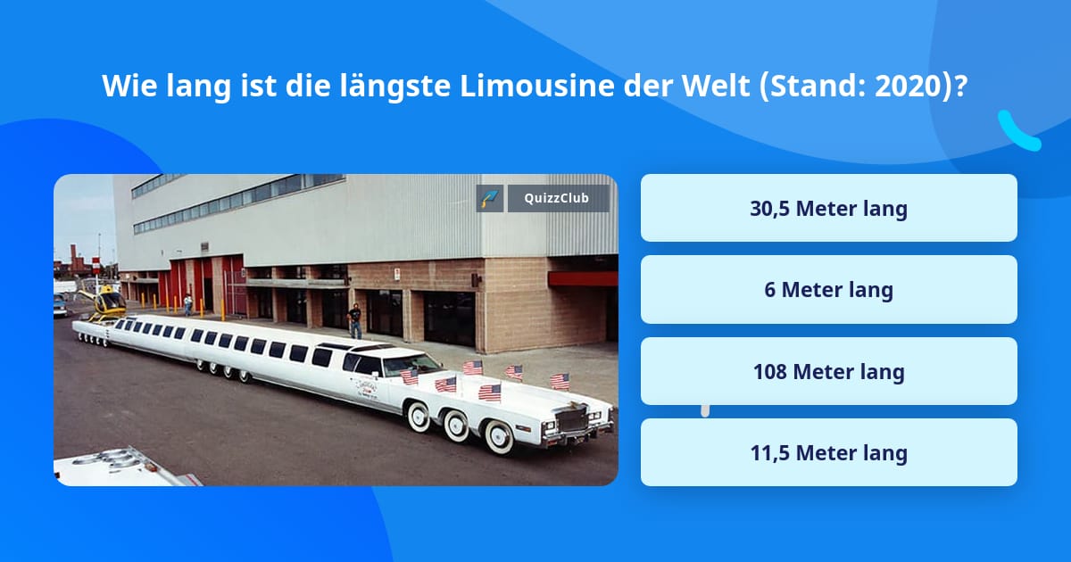 längste Limousine der Welt